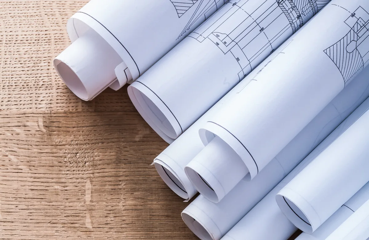 Design drawings representing the origin of the Carrousel towing concept