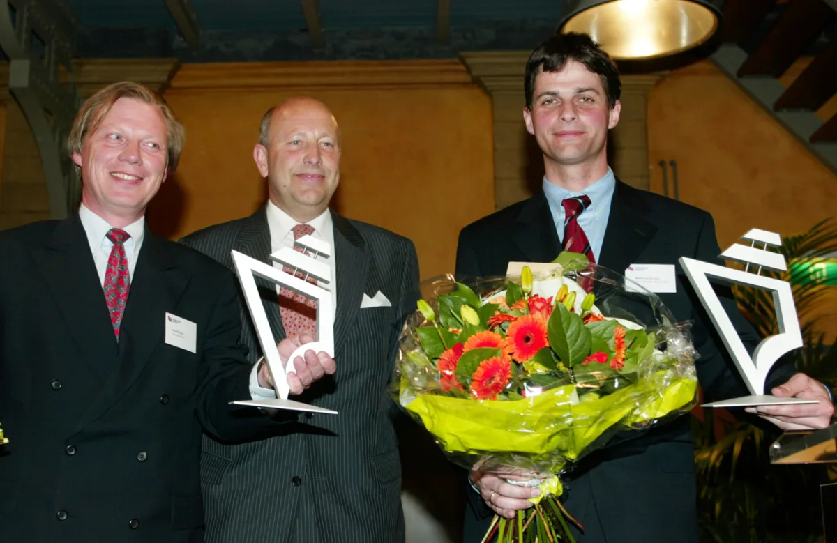 Dutch Maritime Innovation Award presentation in 2003